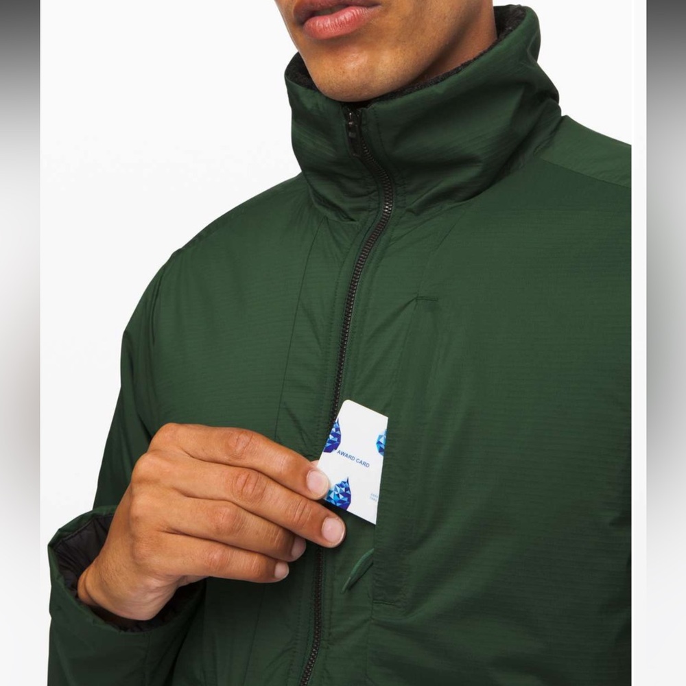 Lululemon Requisition Bomber 🌲🖤 Envy Green / Heathered Black - Picture 6 of 15